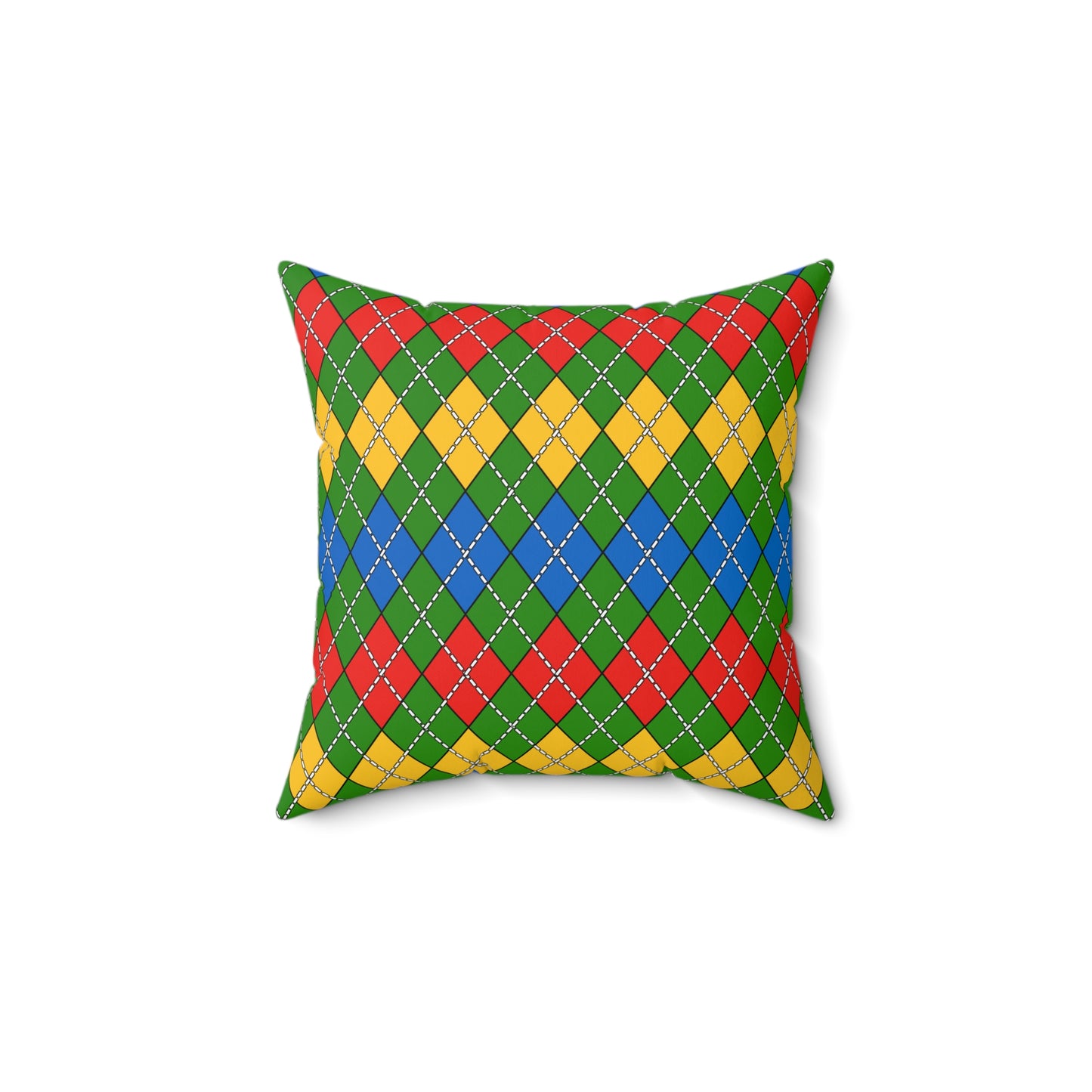 Ethiopia Retro Argyle Cushion Pillow