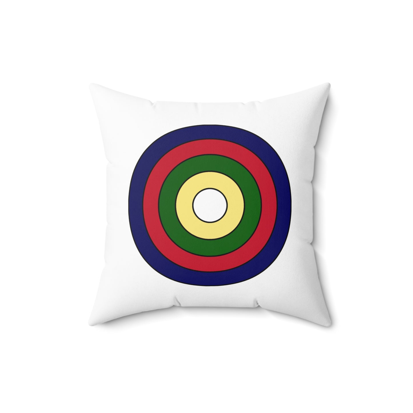 Diego Garcia Retro Target Cushion Pillow