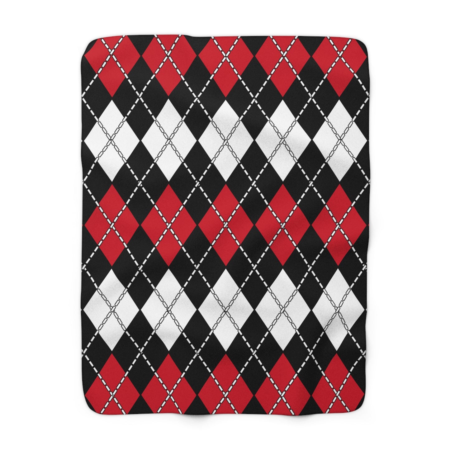 Iraq Retro Argyle Blanket Throw