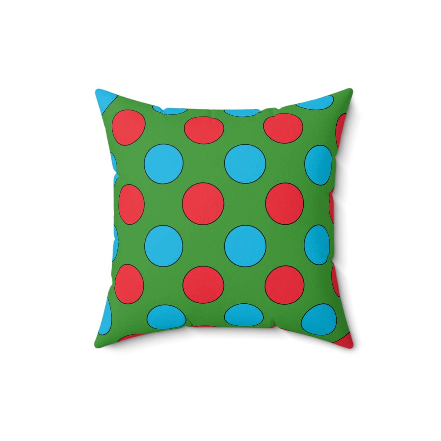 Azerbaijan Retro Polka Dots Cushion Pillow
