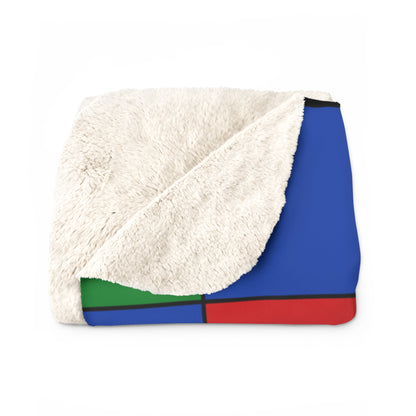 South Sudan Retro Check Blanket Throw