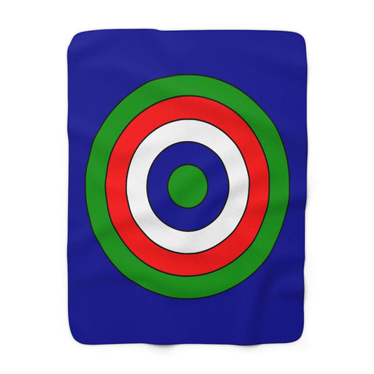 Gambia Retro Target Blanket Throw