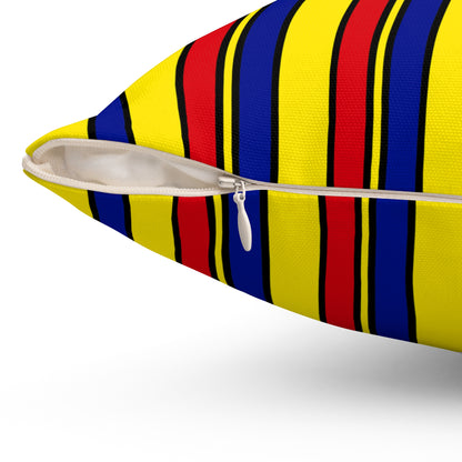 Colombia Retro Stripes Cushion Pillow