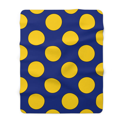 Tokelau Retro Polka Dots Blanket Throw