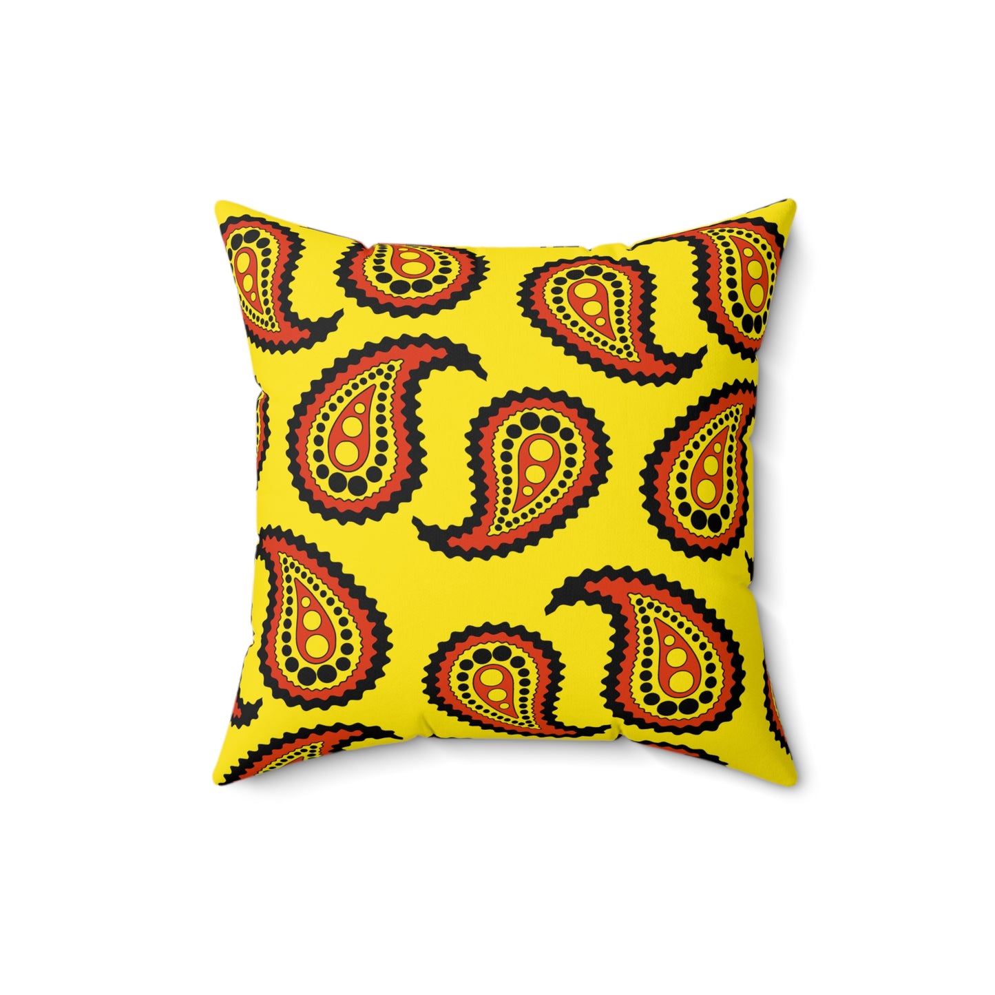 Uganda Retro Paisley Cushion Pillow