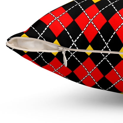 Germany Retro Argyle Cushion Pillow