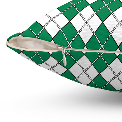 Nigeria Retro Argyle Cushion Pillow