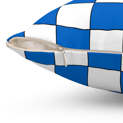 Nicaragua Retro Check Cushion Pillow