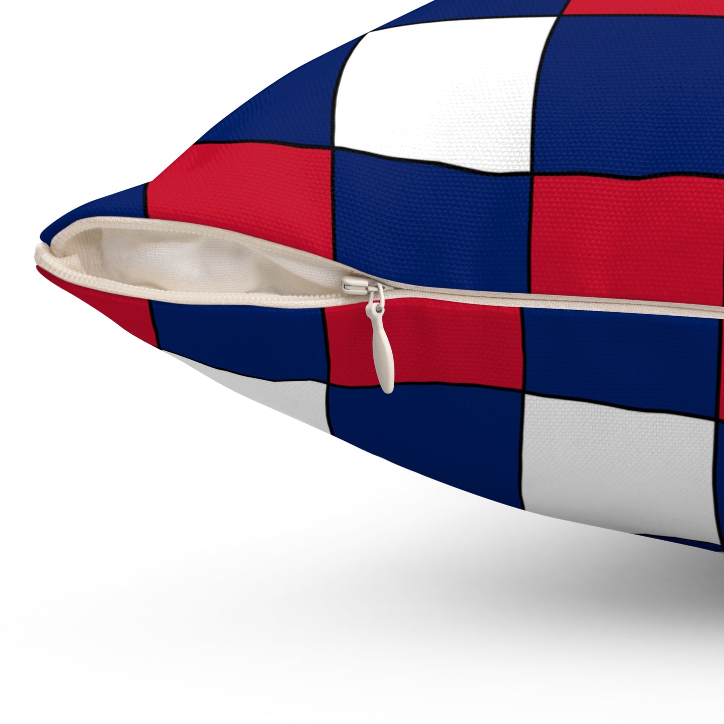 Anguilla Retro Check Cushion Pillow