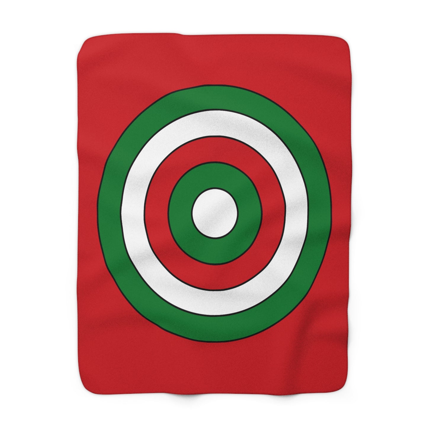 Belarus Retro Target Blanket Throw