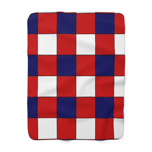 Liberia Retro Check Blanket Throw