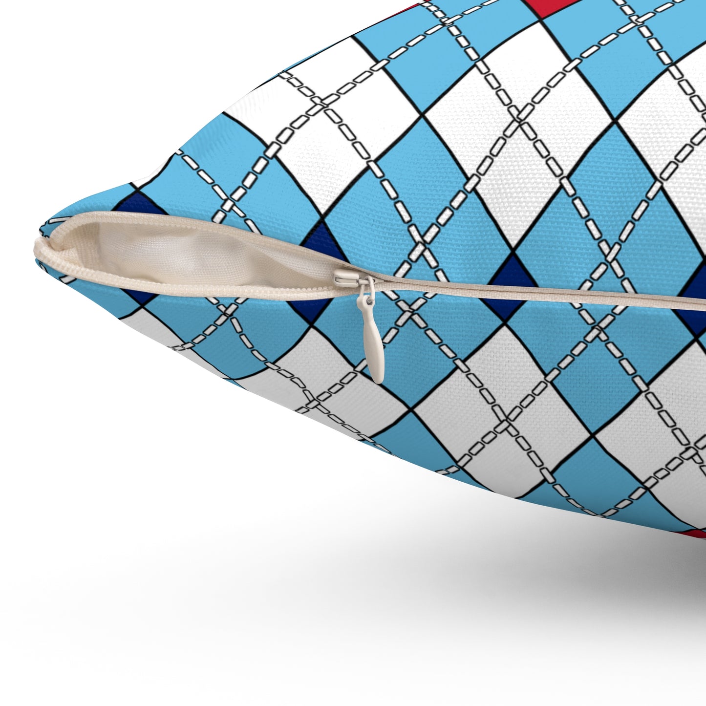 Fiji Retro Argyle Cushion Pillow