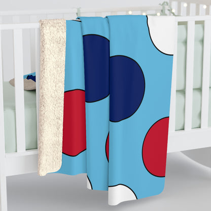 Fiji Retro Polka Dots Blanket Throw
