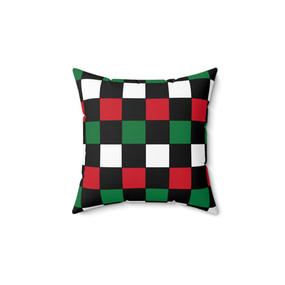 Syria Retro Check Cushion Pillow