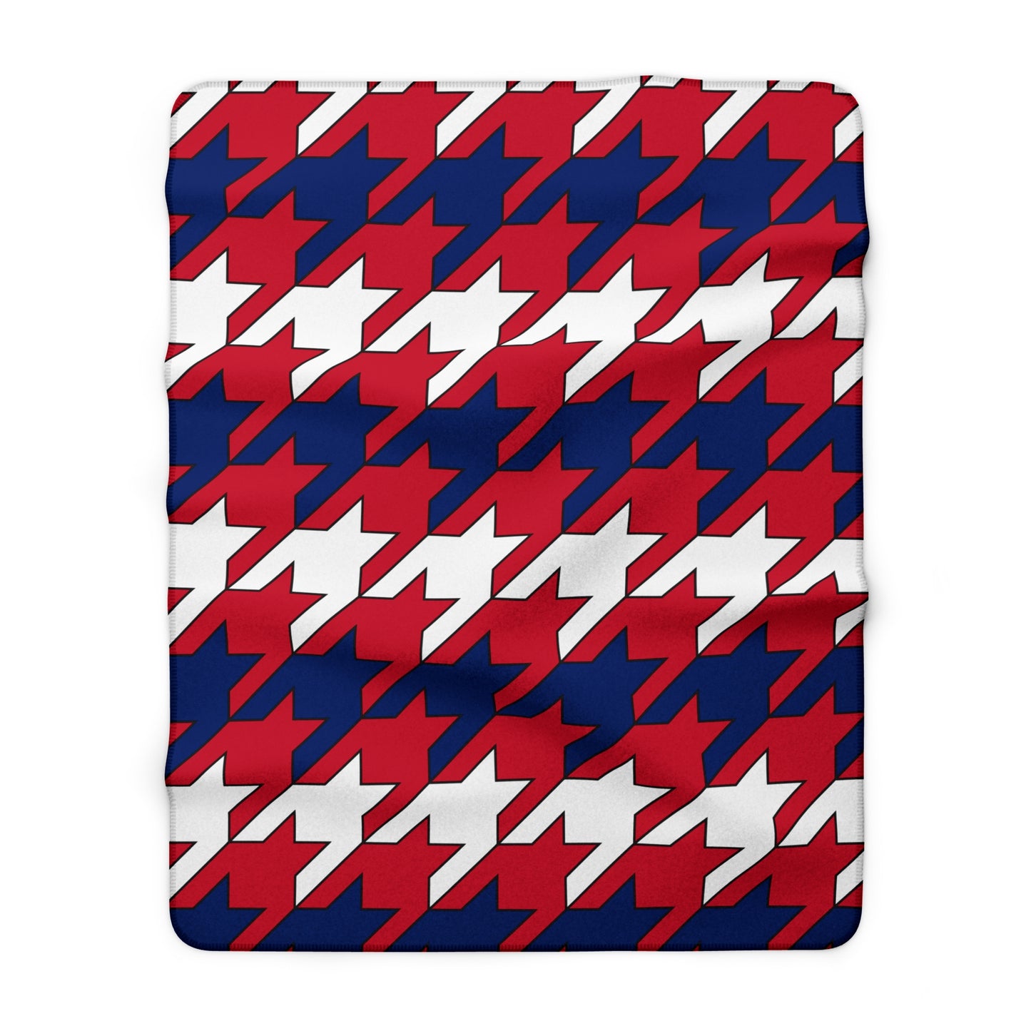 United Kingdom (UK) Retro Houndstooth Blanket Throw
