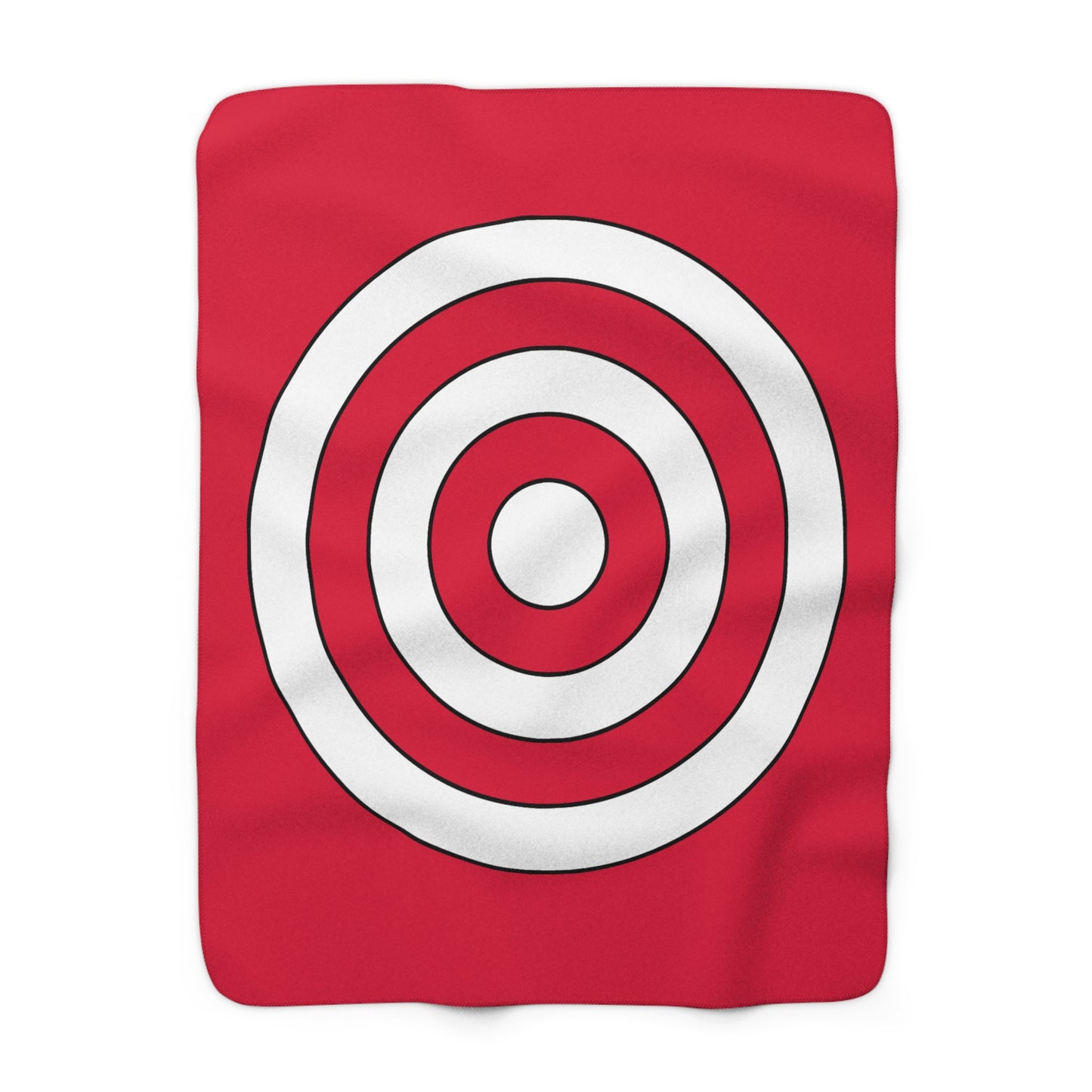 Poland Retro Target Blanket Throw