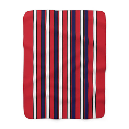 Bermuda Retro Stripes Blanket Throw