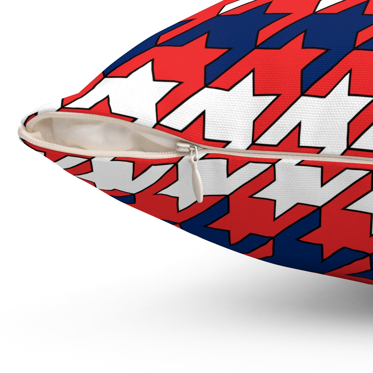 Svalbard And Jan Mayen Retro Houndstooth Cushion Pillow