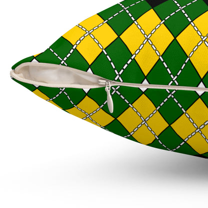 Zimbabwe Retro Argyle Cushion Pillow