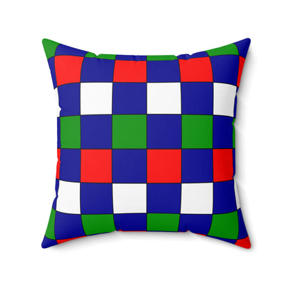 Gambia Retro Check Cushion Pillow
