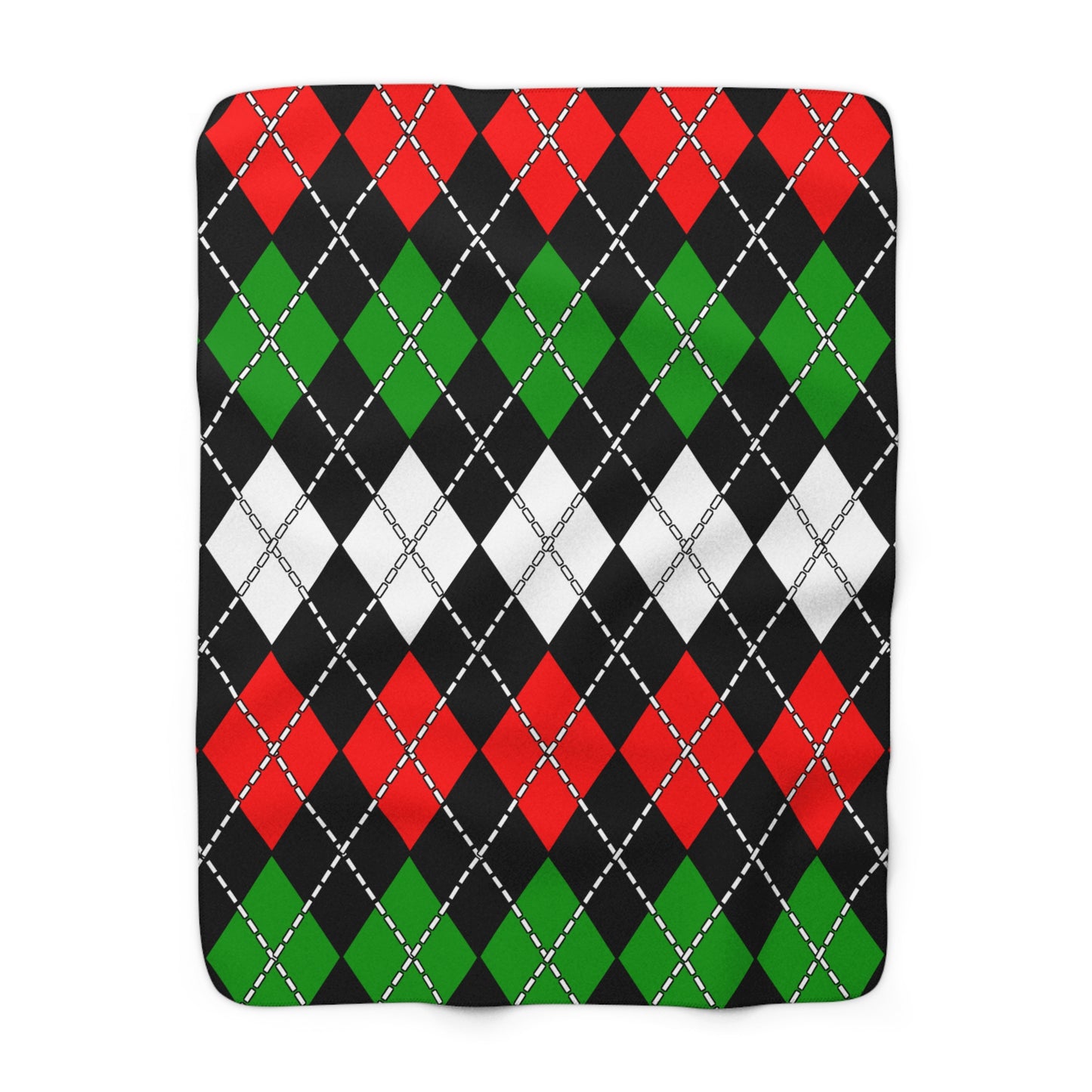 Sudan Retro Argyle Blanket Throw