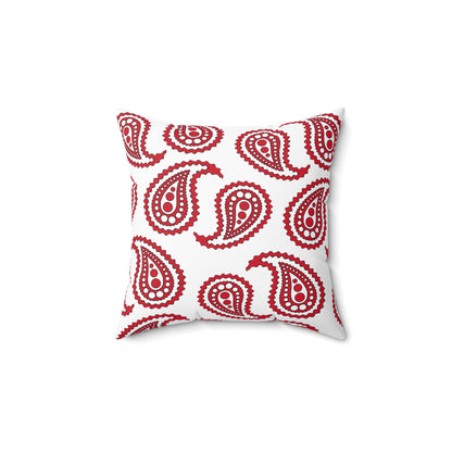 Jersey Retro Paisley Cushion Pillow