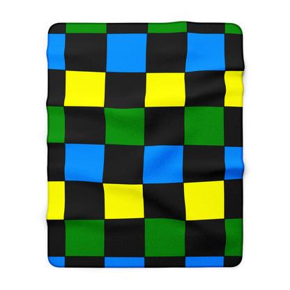 Tanzania Retro Check Blanket Throw