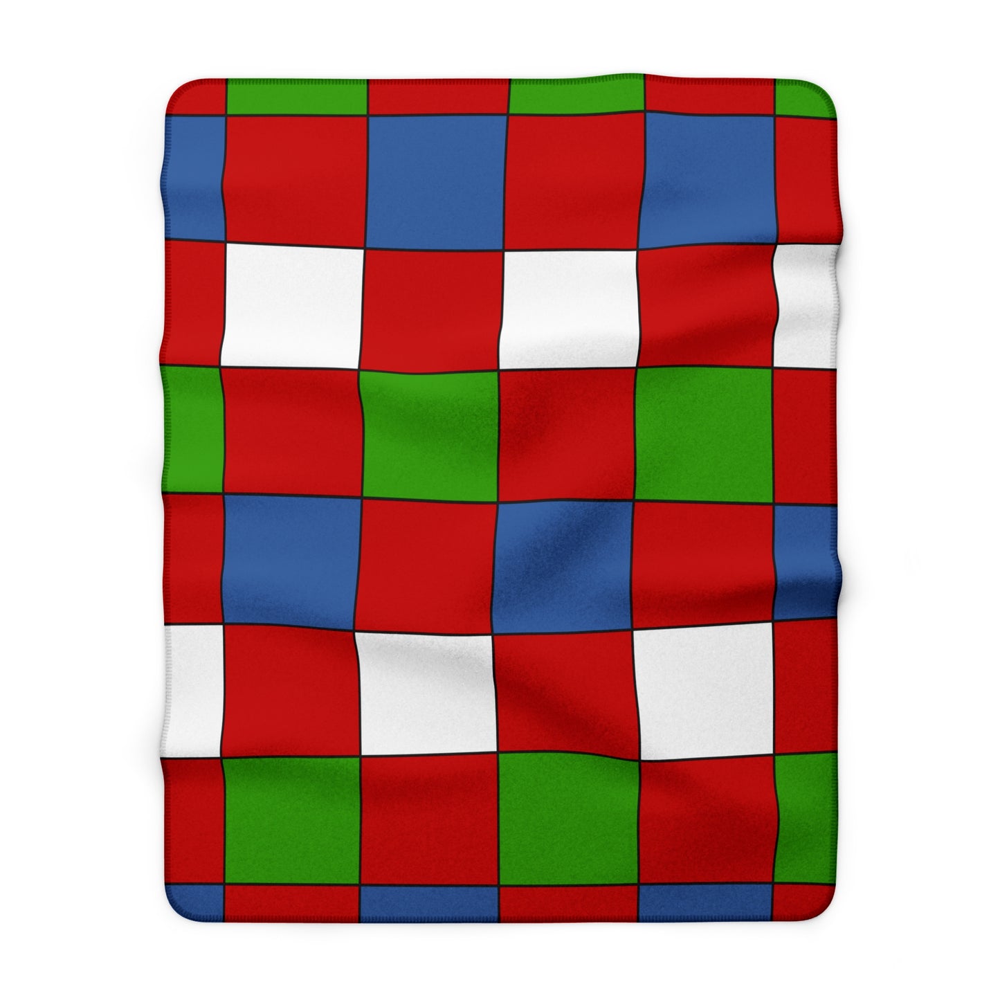 Namibia Retro Check Blanket Throw