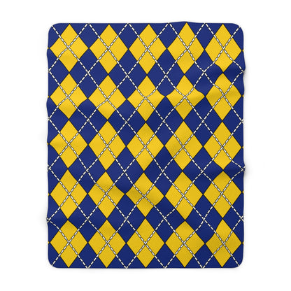 Tokelau Retro Argyle Blanket Throw