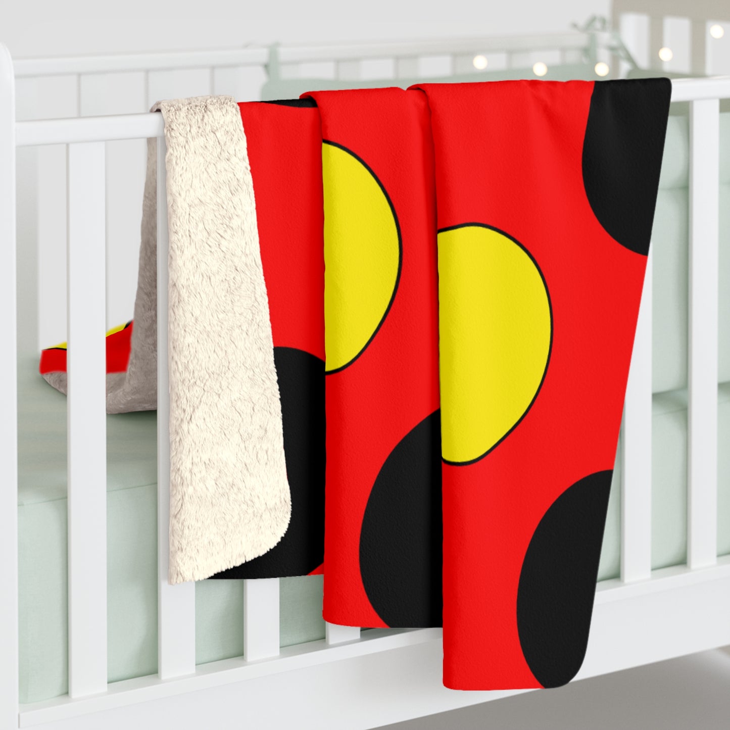 Angola Retro Polka Dots Blanket Throw