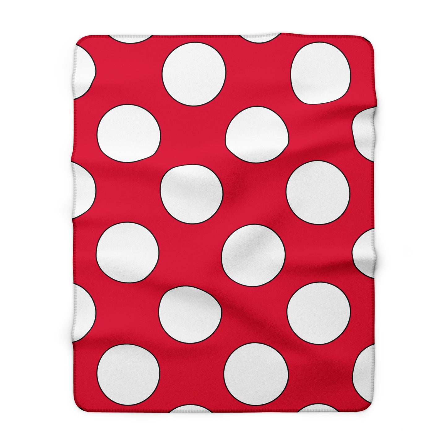 Poland Retro Polka Dots Blanket Throw