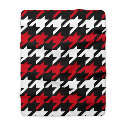 Iraq Retro Houndstooth Blanket Throw
