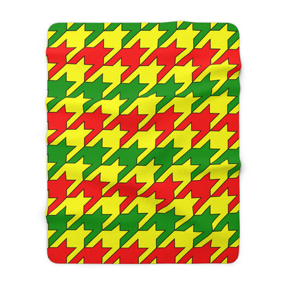 Mali Retro Houndstooth Blanket Throw