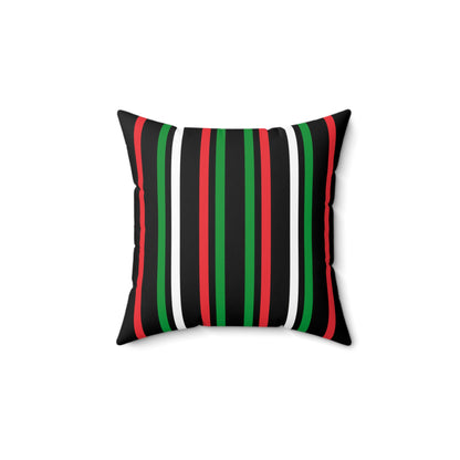Palestine Retro Stripes Cushion Pillow