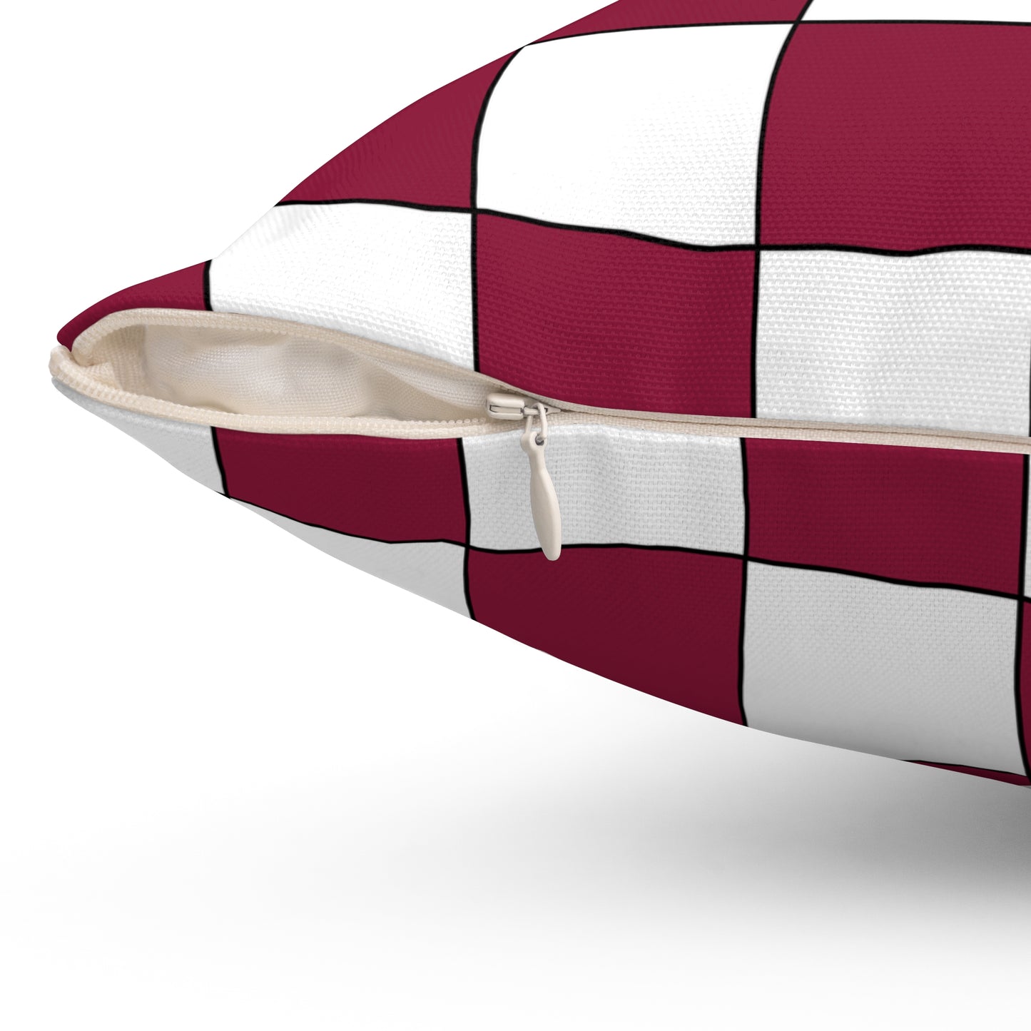Qatar Retro Check Cushion Pillow