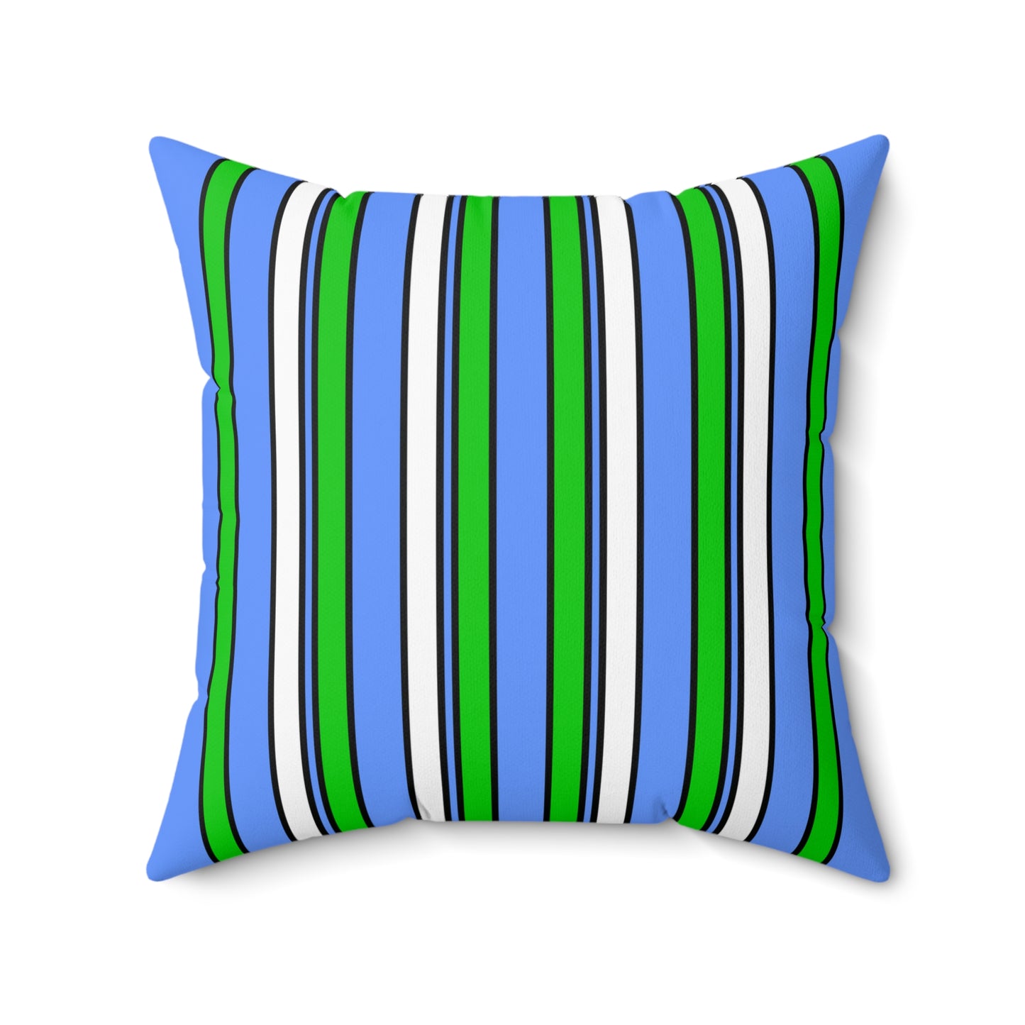 Djibouti Retro Stripes Cushion Pillow