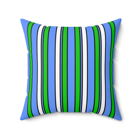 Djibouti Retro Stripes Cushion Pillow