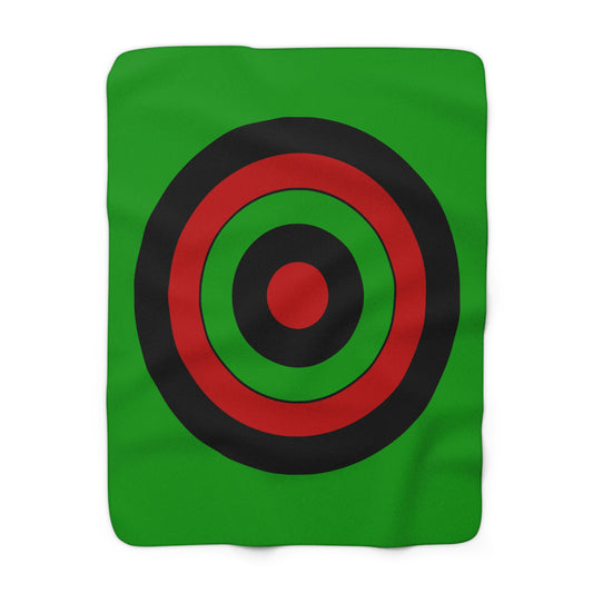 Afghanistan Retro Target Blanket Throw
