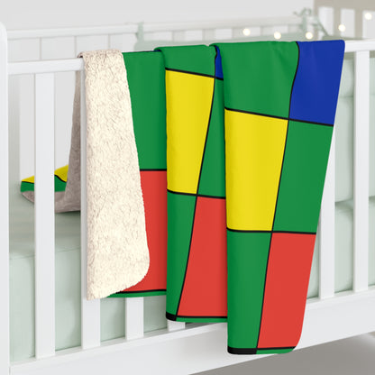 New Caledonia Retro Check Blanket Throw