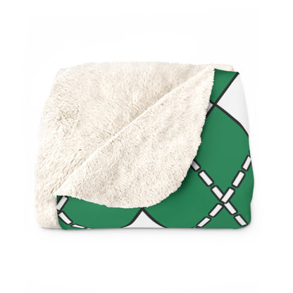 Nigeria Retro Argyle Blanket Throw