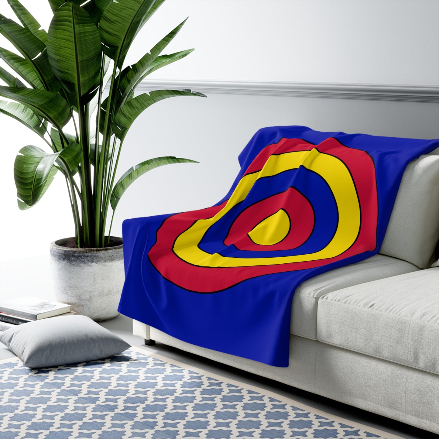 Andorra Retro Target Blanket Throw