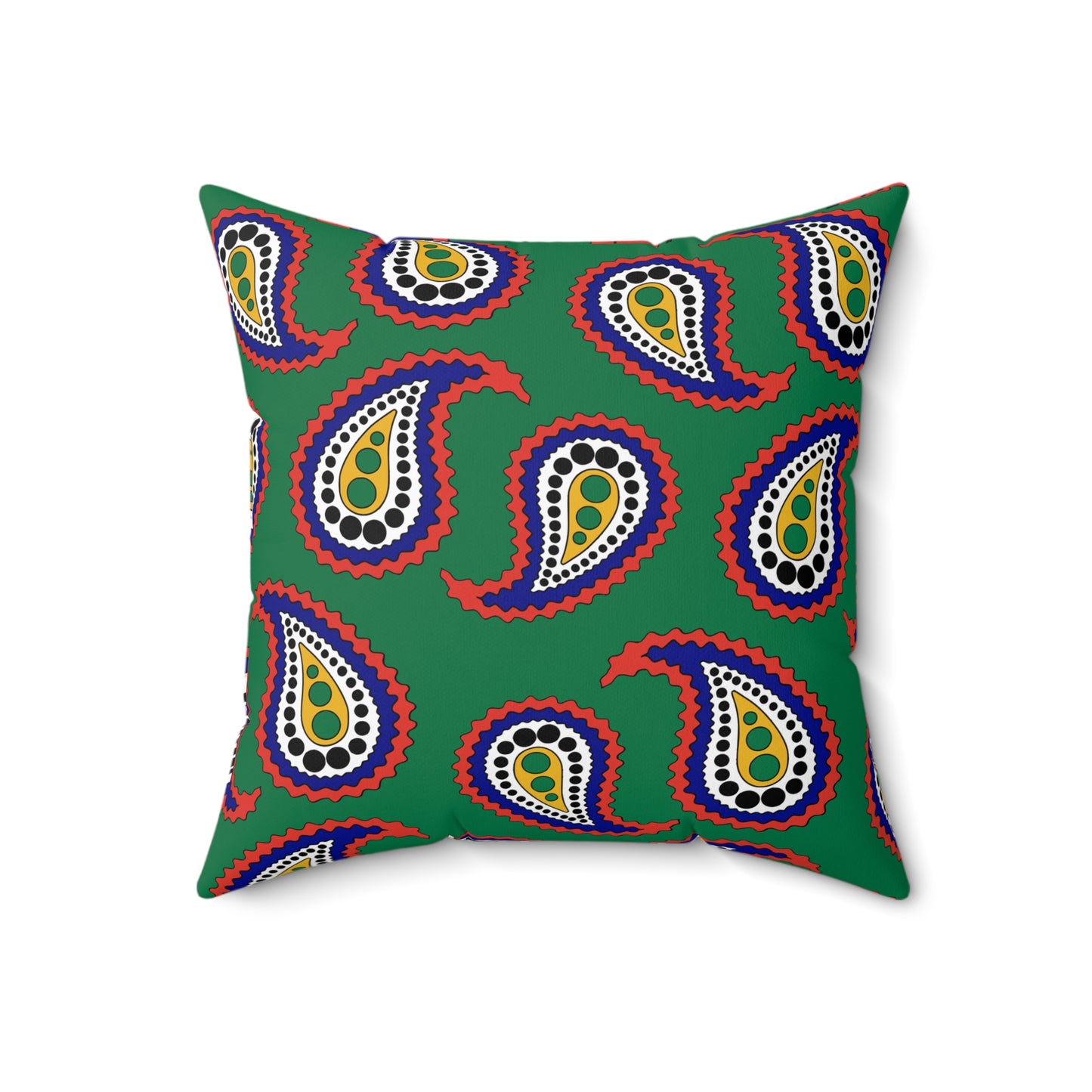 South Africa Retro Paisley Cushion Pillow