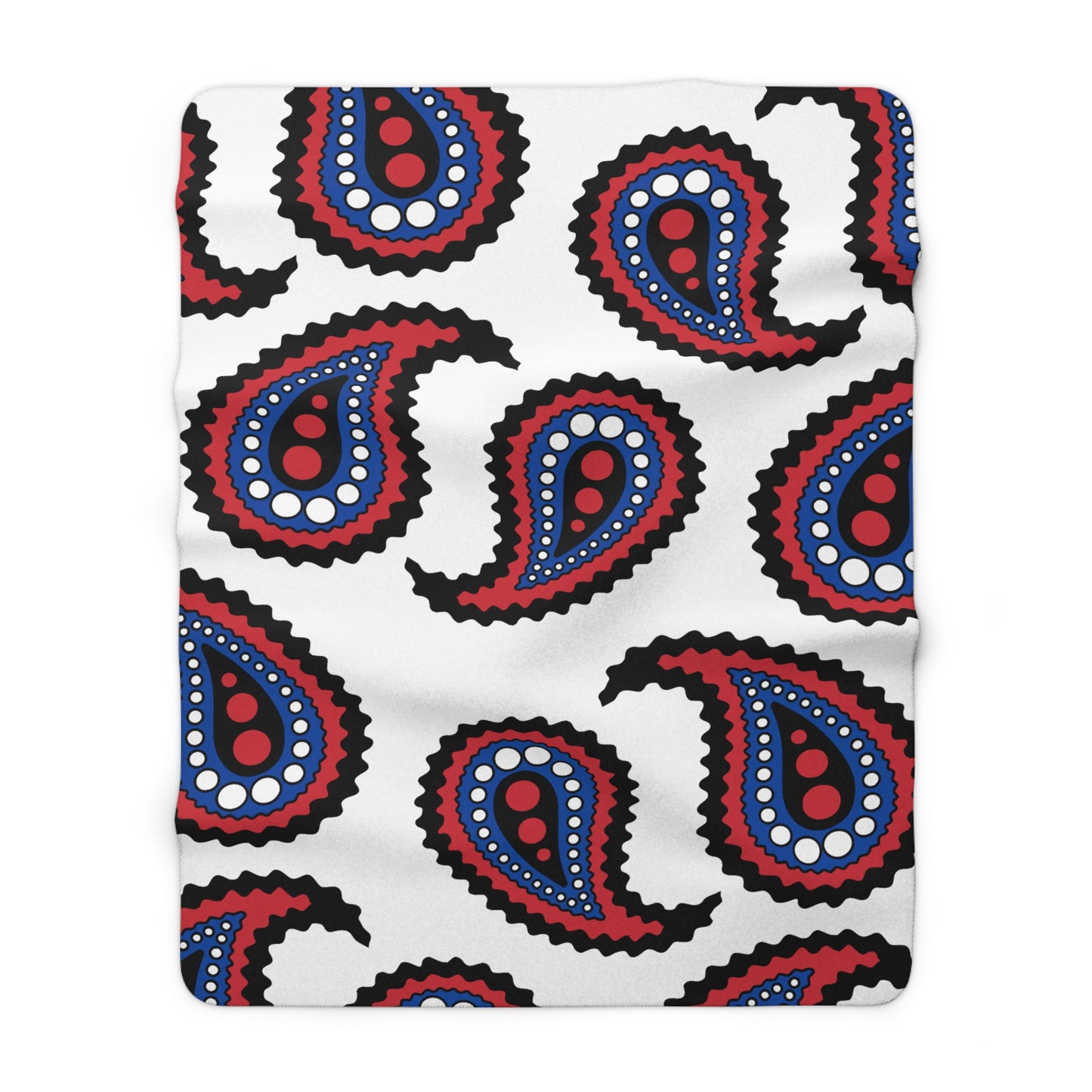 Republic Of Korea Retro Paisley Blanket Throw