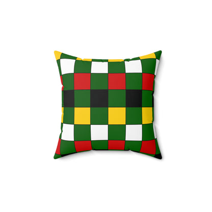 Zimbabwe Retro Check Cushion Pillow