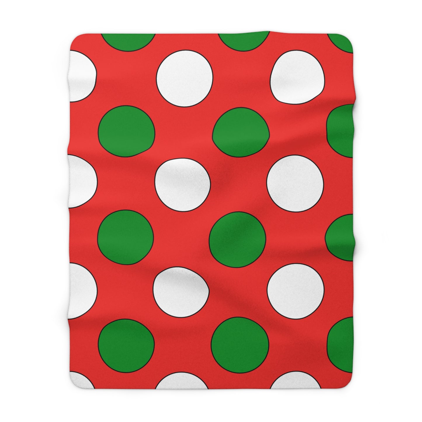 Oman Retro Polka Dots Blanket Throw