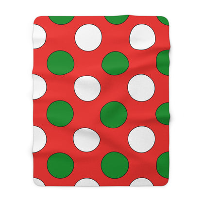 Oman Retro Polka Dots Blanket Throw