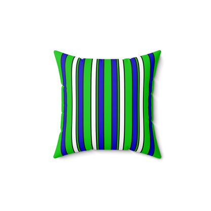 Sierra Leone Retro Stripes Cushion Pillow