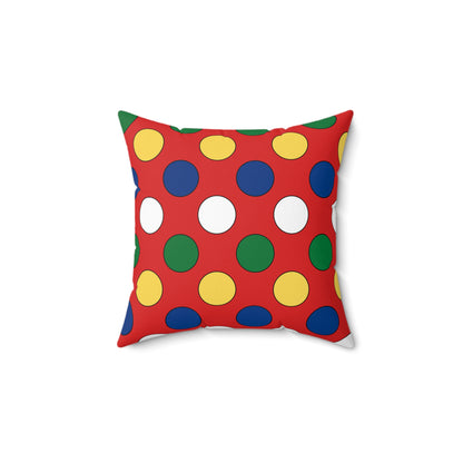 Seychelles Retro Polka Dots Cushion Pillow