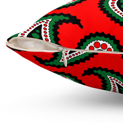 United Arab Emirates Retro Paisley Cushion Pillow
