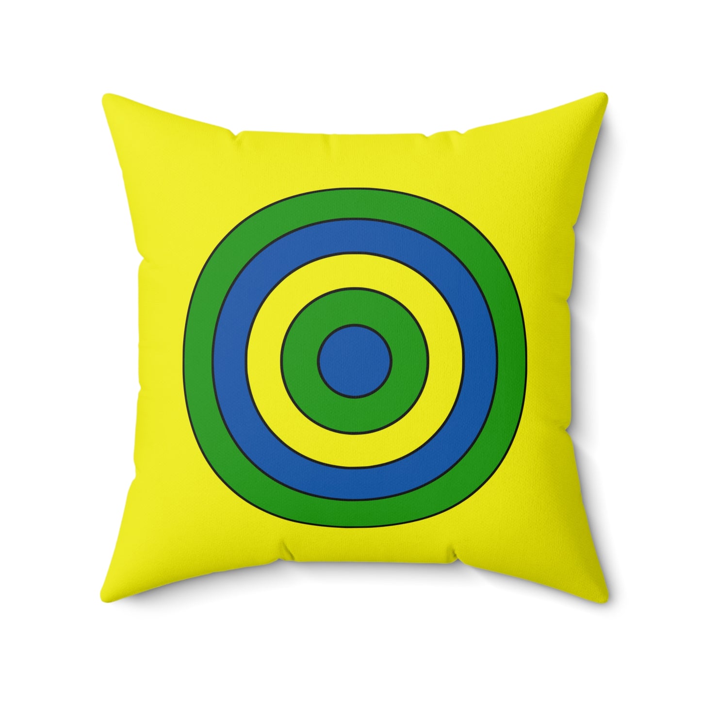 Saint Vincent And The Grenadines Retro Target Cushion Pillow